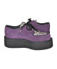Double Sole Purple Suede Creepers with Leopard Cowhide – Nevermind