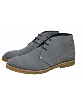 Botas desert en cuero ante gris Nevermind.
