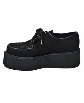 Nevermind Creepers aus schwarzem veganem Wildleder – zeitloser Stil mit Ethik