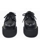 Nevermind Black Leather Studded Creepers – bold alternative style with double sole