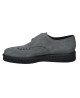 Spitze Creepers aus grauem Wildleder mit Schnalle – Nevermind