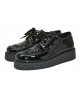 Creepers de charol negra en con suela soltero Nevermind
