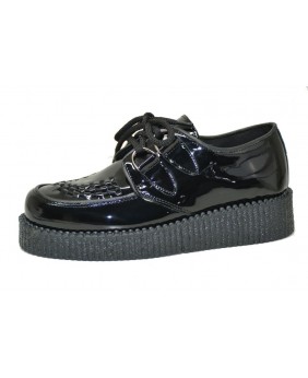 black patent Creepers in with single sole Nevermind