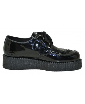 black patent Creepers in with single sole Nevermind