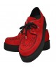 Nevermind Double Sole Creepers in Red Suede – bold and timeless