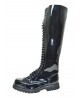 Black patent 30 eyelets rangers in leather Nevermind