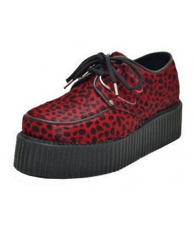 Nevermind red leopard cowhide Creepers.