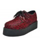 Nevermind red leopard cowhide Creepers.