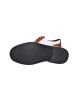 Zapato derby marrón y blanco de cuero granulado Nevermind