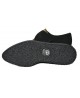 black and leopard Pointed creeper shoe in suede leather and bovine fur with single sole Nevermind