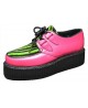 Nevermind pink leather and green/black zebra cowhide creepers – bold, flashy, and underground.