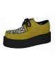 Double Sole Yellow Suede Creepers with Leopard Cowhide – Nevermind