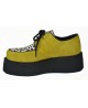 Double Sole Yellow Suede Creepers with Leopard Cowhide – Nevermind