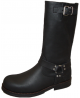 Nevermind Crazy Horse black leather biker boots underground