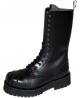 Bota alta negra Nevermind con puntera nervada.