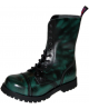 Rangers 10 eyelets green patinated leather black Nevermind