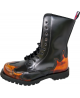 Rangers black orange flame leather Nevermind