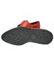 Pointed toe creepers in red and black leather – Nevermind