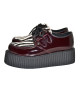 Nevermind burgundy patent leather and black/white zebra cowhide creepers – wild, stylish, and underground.