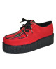 Nevermind red suede and tartan fabric creepers – rebellious, underground, and traditional.