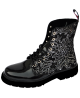 Rangers 08 œillets cuir floral argent – Nevermind.