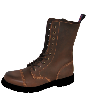 Rangers 10 œillets cuir marron huilé – vue extérieure, Nevermind