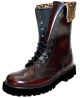 Rangers 10 eyelets burgundy leopard cuff Nevermind