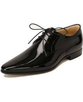 Oxford aus Schwarzem Lackleder – Nevermind – Eleganter Formeller Stil