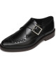 Black leather buckle shoes – Nevermind – vintage rock style