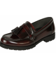 Cherry leather tassel loafer Nevermind, vintage, business chic and casual chic style.