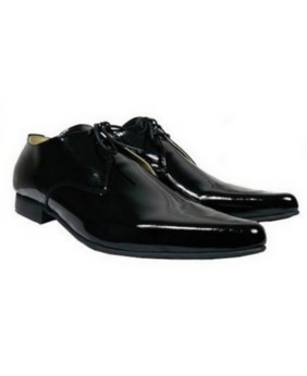 Chaussures de ville cuir noir verni Nevermind
