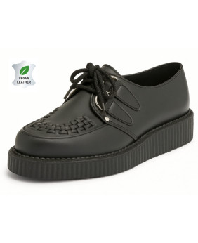 Creepers Nevermind vegan noires – simple semelle.