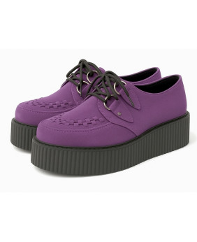 Creepers Doppelte Sohle 5 cm Uni-Lavendel – Nevermind