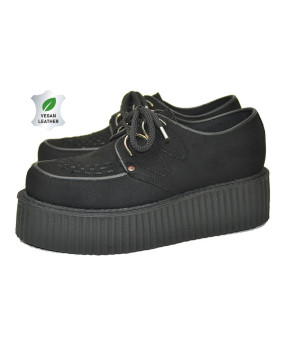Creepers Nevermind en suédine vegan noire.