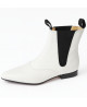 White aniline leather Chelsea boots Nevermind.