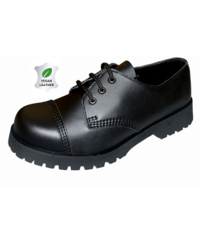 Chaussure Rangers Retro Class Vegan Noir – cuir vegan éthique.