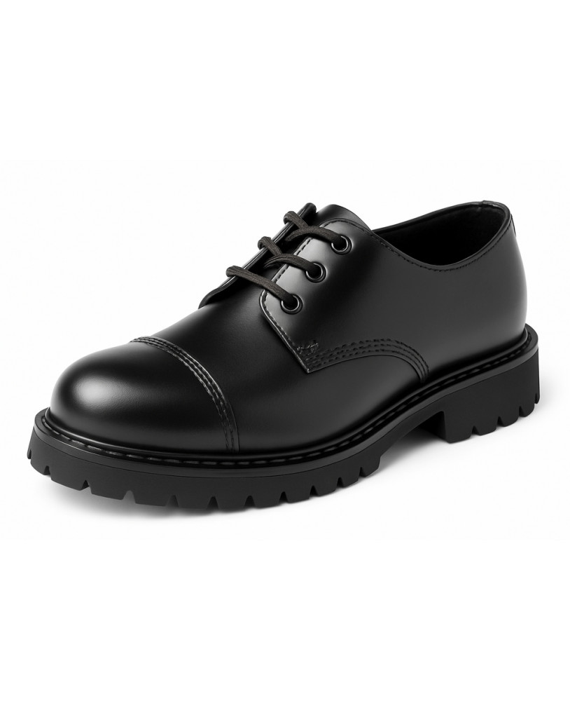 Scarpe Rangers Nevermind Pure Line Nere – design puro in pelle nera.