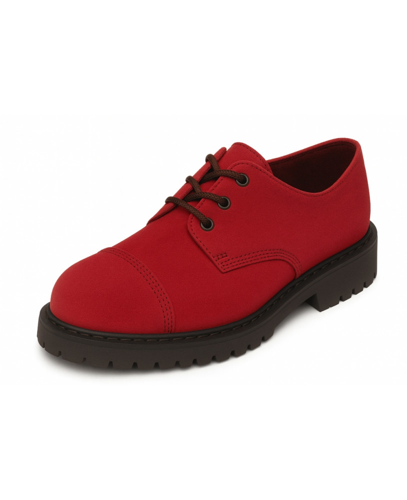 Zapatos Rangers Nevermind Pure Line Nubuck Rojo – energía y elegancia atemporal.