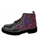 Black & multicolor leather art rangers Nevermind.