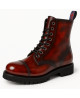 Nevermind 8-Eyelet Rangers – patinated bordeaux leather, gothic military soul