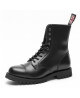 Nevermind 8-Eyelet Rangers – black leather, pure gothic style
