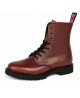 Nevermind 8-Eyelet Rangers – dark red leather, gothic military chic