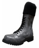 Rangers 14 ojales blanco y negro de cuero y textil Nevermind