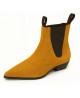 Chelsea boots en suédine mandarine Nevermind.