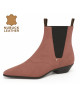 Chelsea Boots Nevermind aus Nubukleder in Altrosa.