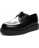 Creepers simple semelle en cuir noir et blanc Nevermind – contraste audacieux, esprit alternatif et confort quotidien.