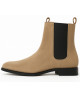 Nevermind – sand suede Chelsea boots – pointed toe