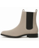 Nevermind – beige perla suede Chelsea boots – pointed toe