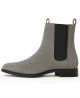 Nevermind – grey suede Chelsea boots – pointed toe