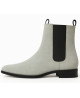 Chelsea boots in light grey suede – pointed toe – Nevermind